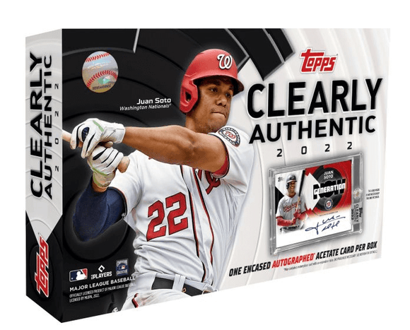 2022 Topps Clearly Authentic Baseball Hobby Box - Collector's Avenue
