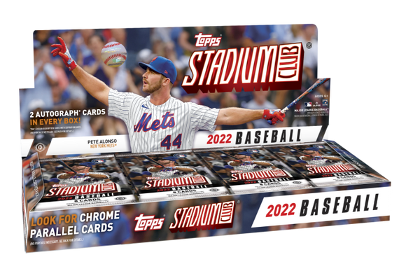 2022 Topps Stadium Club Baseball Hobby Box - Collector's Avenue