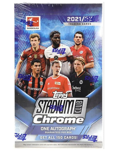 2022 Topps Stadium Club Chrome Bundesliga Soccer Hobby Box - Collector's Avenue