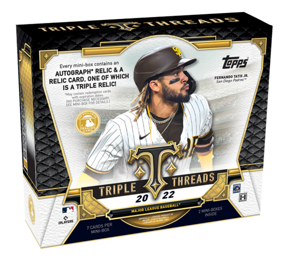 2022 Topps Triple Threads Baseball Hobby Box - Collector's Avenue