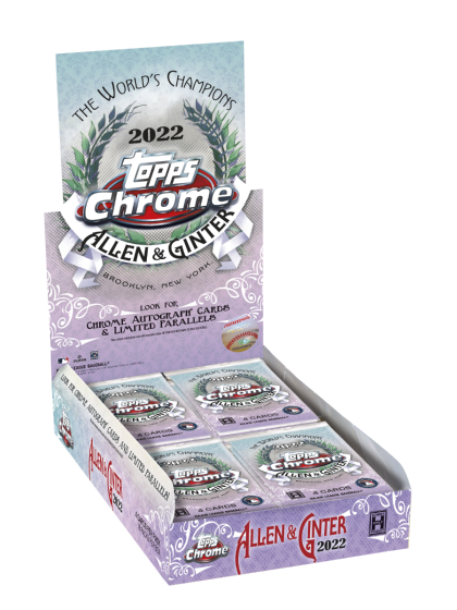 2022 Topps Allen & Ginter Chrome Baseball Hobby Box - Collector's Avenue