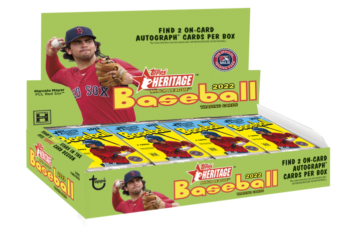 2022 Topps Heritage Minor League Baseball Hobby Box - Collector's Avenue