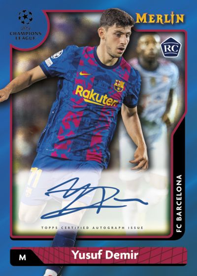 2021-22 Topps UEFA Champions League Merlin Chrome Soccer Hobby Box - Collector's Avenue