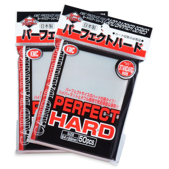 KMC Perfect Fit Hard Clear Sleeves 50ct - Collector's Avenue