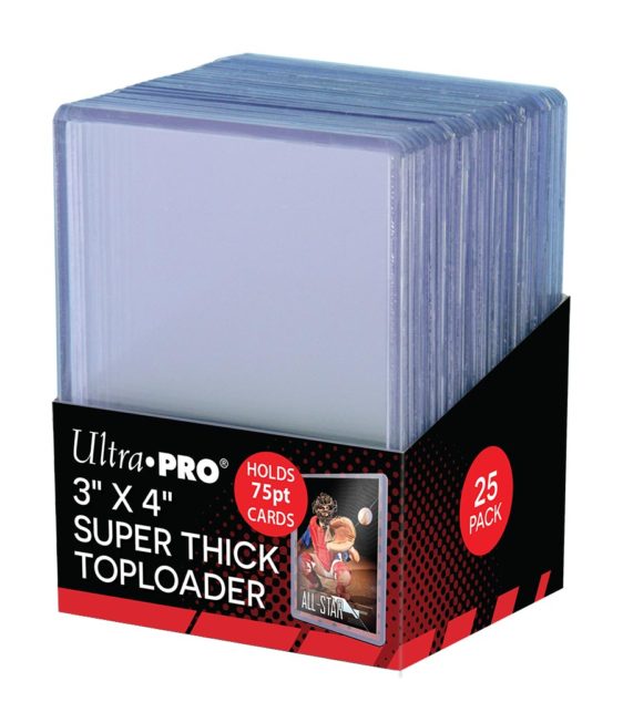 Ultra Pro - 3x4 Super Thick 75pt. Toploaders (25 Count Pack) - Collector's Avenue