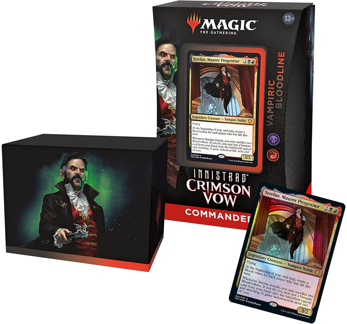 Mtg Magic The Gathering - Innistrad Crimson Vow Commander Deck - Vampiric Bloodline - Collector's Avenue