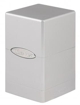 Ultra PRO Deck Box - Satin Tower Metallic Silver - Collector's Avenue