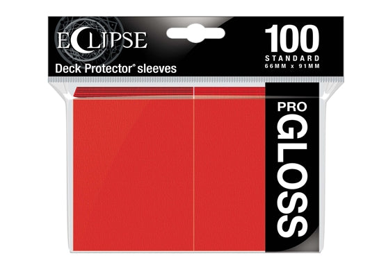 Ultra Pro Sleeves - 100 count - Standard Sized - Gloss Apple Red - Collector's Avenue