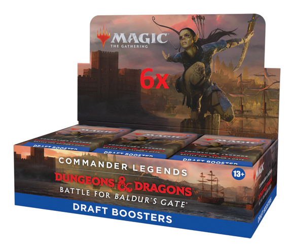 Mtg Magic The Gathering - Commander Legends: Battle for Baldur's Gate Draft Booster Box Case (6 Boxes) - Collector's Avenue