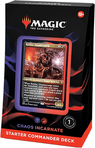 MTG Magic The Gathering Starter Commander Deck - Chaos Incarnate (Black-Red) - Collector's Avenue
