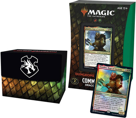 Mtg Magic The Gathering - D&D Adventures in the Forgotten Realms Commander Deck - Draconic Rage - Collector's Avenue