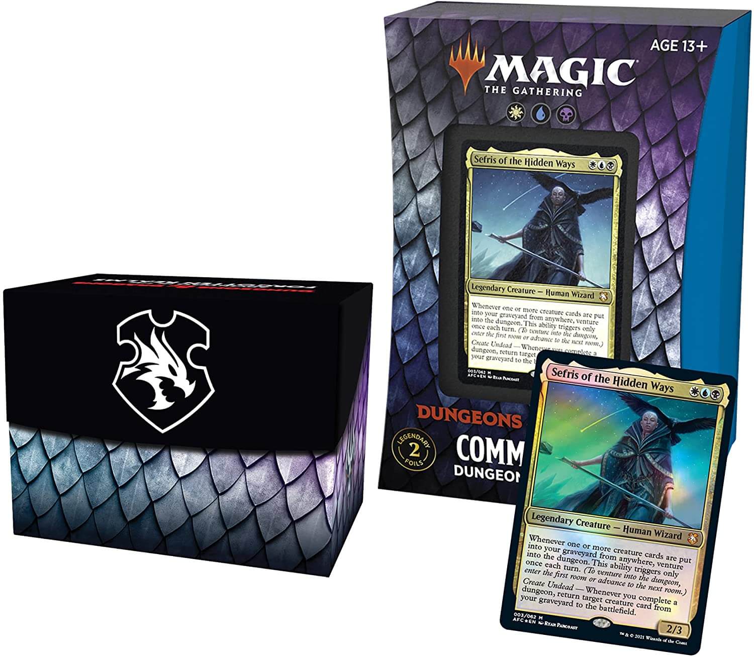 Mtg Magic The Gathering - D&D Adventures in the Forgotten Realms Commander Deck - Dungeons of Death - Collector's Avenue