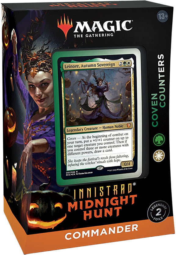 Mtg Magic The Gathering - Innistrad Midnight Hunt Commander Deck - Coven Counters - Collector's Avenue
