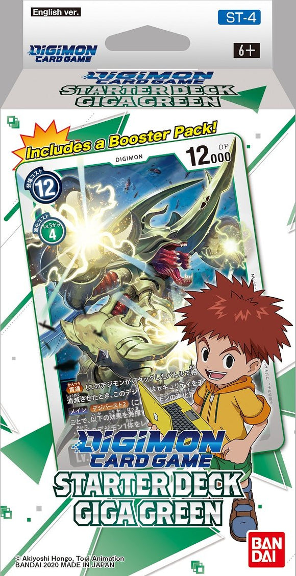 Digimon Card Game Giga Green Starter Deck - Collector's Avenue
