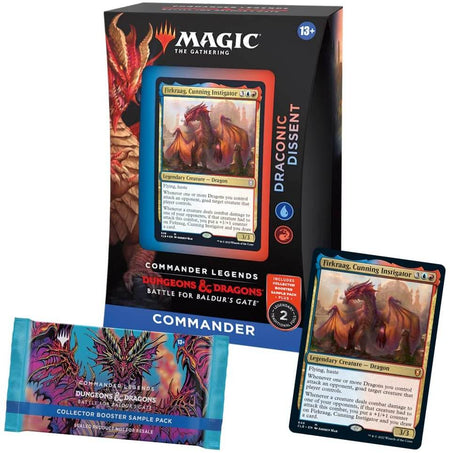 Mtg Magic The Gathering - Commander Legends: Battle for Baldur's Gate Commander Deck - Draconic Dissent - Collector's Avenue