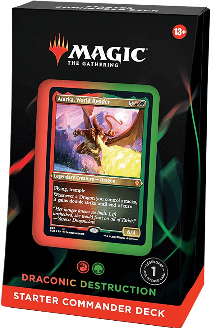 MTG Magic The Gathering Starter Commander Deck - Draconic Destruction Collector's Avenue MTG Magic The Gathering Starter Commander Deck - Draconic Destruction Collector's Avenue