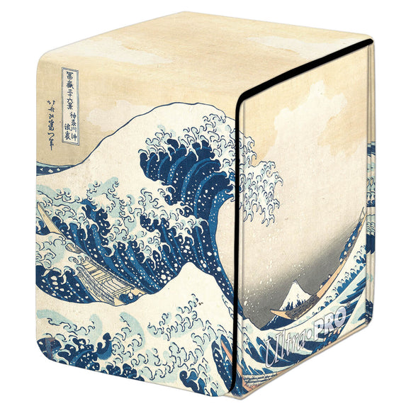 Ultra PRO Alcove Flip Deck Box Fine Art  - Great Wave Over Kanagawa - Collector's Avenue