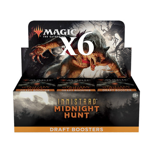 Mtg Magic The Gathering - Innistrad Midnight Hunt Draft Booster Case (6 Boxes) - Collector's Avenue