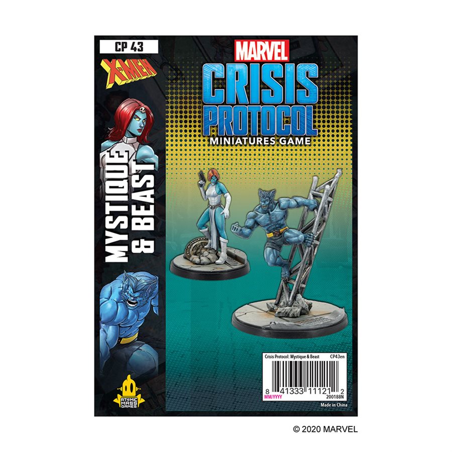 Marvel Crisis Protocol Beast & Mystique Character Pack - Collector's Avenue