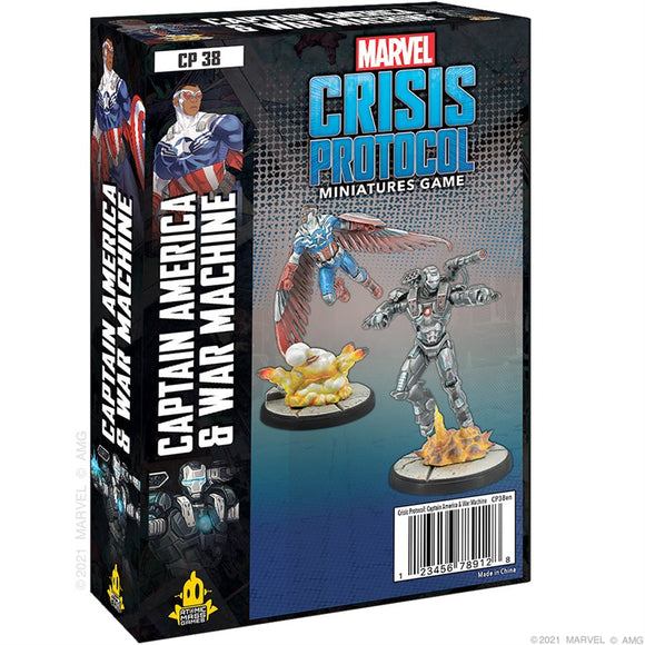 Marvel Crisis Protocol Captain America & War Machine Character Pack - Collector's Avenue