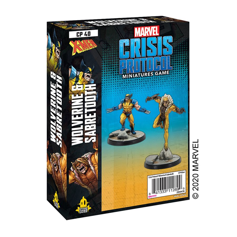 Marvel Crisis Protocol Wolverine & Sabretooth Character Pack - Collector's Avenue