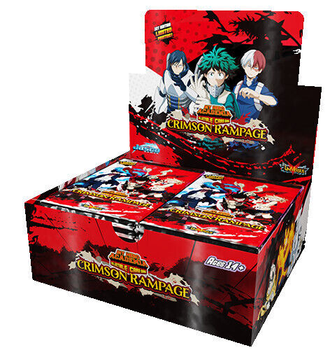 My Hero Academia CCG Booster Display Wave 2 Crimson Rampage - Collector's Avenue