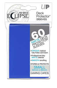 Ultra PRO Small Deck Protectors 60ct - Pro Matte Eclipse - Pacific Blue - Collector's Avenue