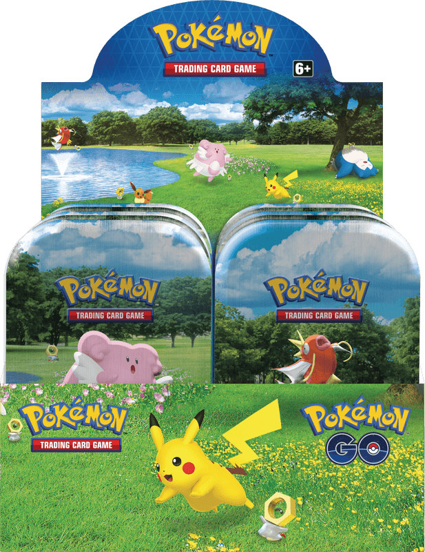 Pokemon Go Mini Tin Display (Set of 10) - Collector's Avenue