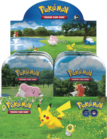 Pokemon Go Mini Tin Display (Set of 10) - Collector's Avenue