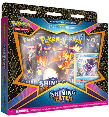 Pokemon Shining Fates Galarian Mr. Rime Pin Collection Box - Collector's Avenue