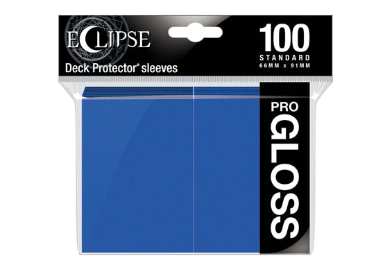 Ultra Pro Sleeves - 100 count - Standard Sized - Gloss Pacific Blue - Collector's Avenue