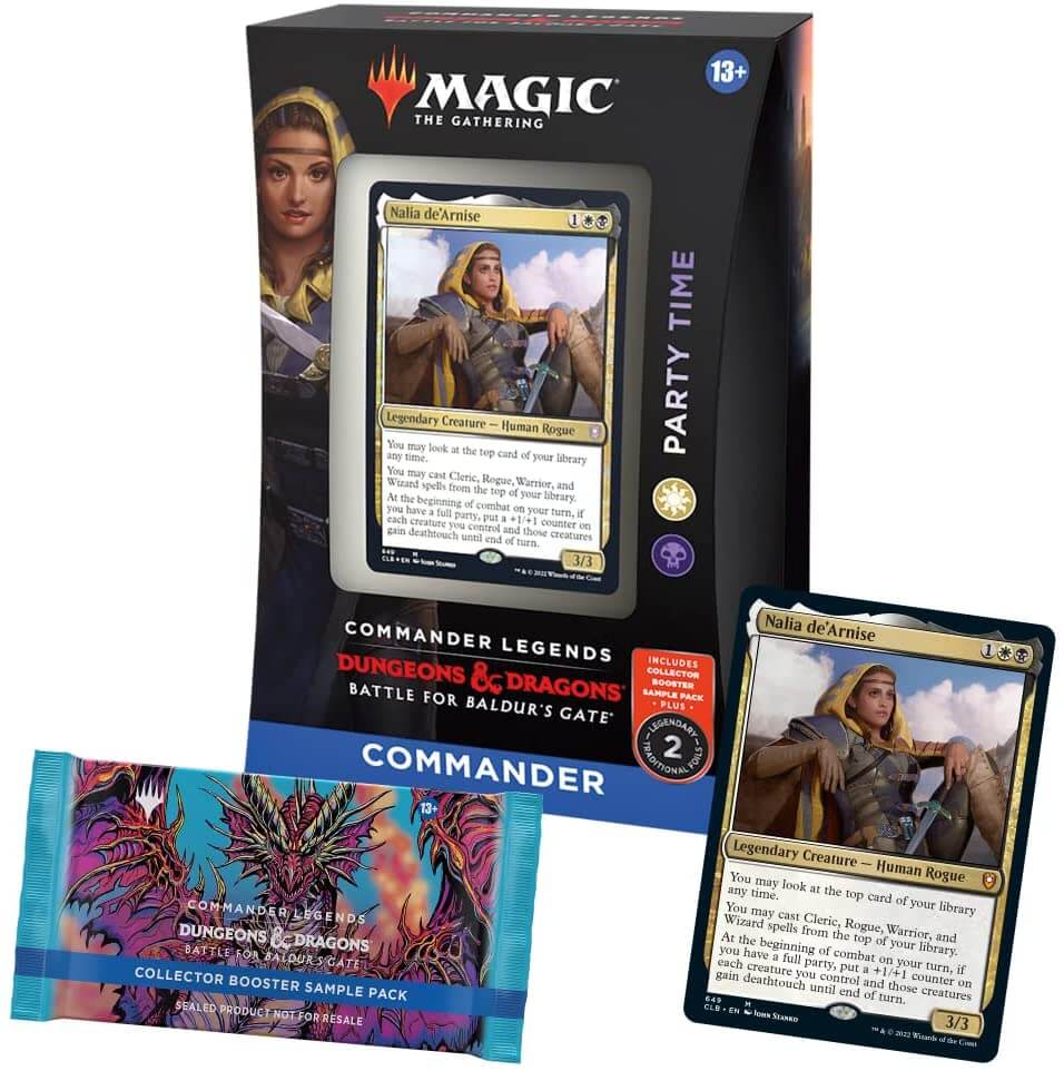 Mtg Magic The Gathering - Commander Legends: Battle for Baldur's Gate Commander Deck - Party Time - Collector's Avenue