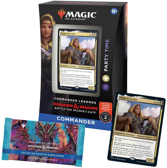 Mtg Magic The Gathering - Commander Legends: Battle for Baldur's Gate Commander Deck - Party Time - Collector's Avenue