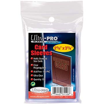 Ultra Pro - Standard Size Card Sleeves 100ct - Penny Sleeves - Collector's Avenue