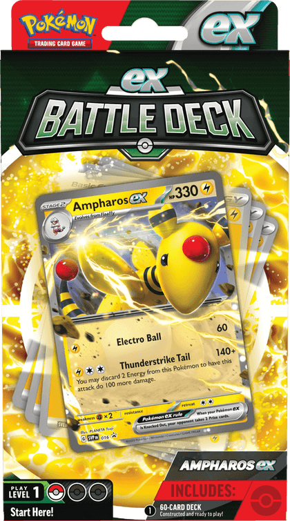 Pokemon Ampharos ex Battle Deck - Collector's Avenue