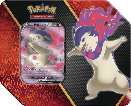 Pokemon Divergent Powers Hisuian Typhlosion V Tin - Collector's Avenue
