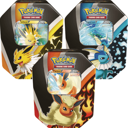 Pokemon Eevee Evolutions V Tin (Set of 3) - Collector's Avenue