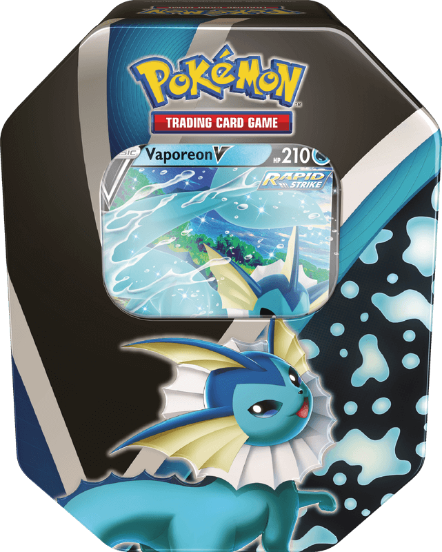 Pokemon Eevee Evolutions Vaporeon V Tin - Collector's Avenue