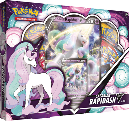 Pokemon Galarian Rapidash V Box - Collector's Avenue