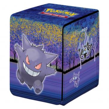 Pokemon Gallery Series Haunted Hollow Ultra PRO Alcove Flip Deck Box - Collector's Avenue