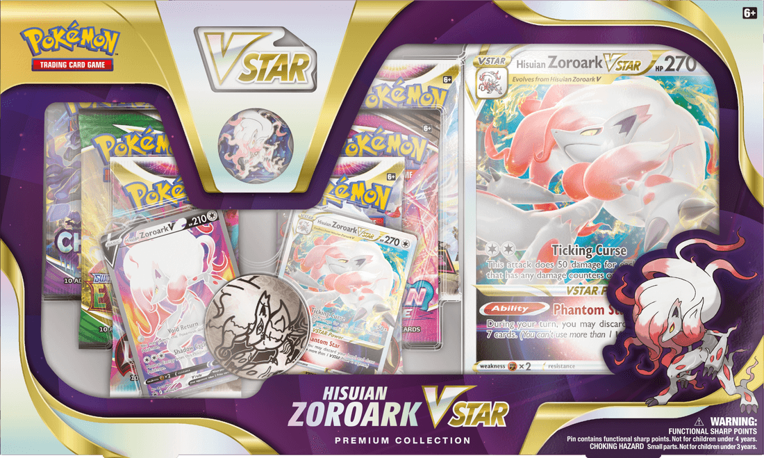 Pokemon Hisuian Zoroark VStar Premium Collection - Collector's Avenue