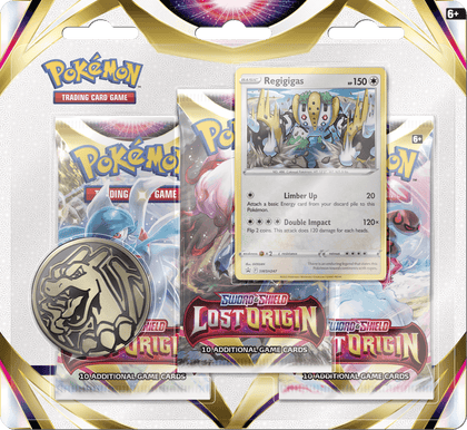 Pokemon Lost Origin Regigigas 3 Pack Blister - Collector's Avenue