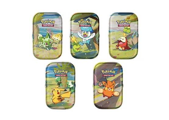 Pokemon Paldea Friends Mini Tin - Set Of 5 - Collector's Avenue