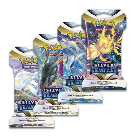 Pokemon Silver Tempest Sleeved Booster Pack Bundle (24 Packs) - Collector's Avenue