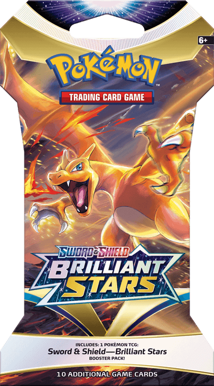 Pokemon Sword and Shield Brilliant Stars Sleeved Booster Pack - Collector's Avenue