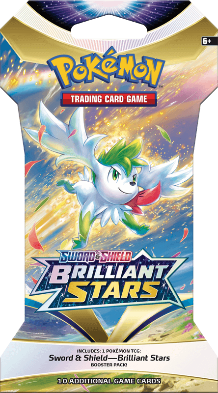 Pokemon Sword and Shield Brilliant Stars Sleeved Booster Pack - Collector's Avenue