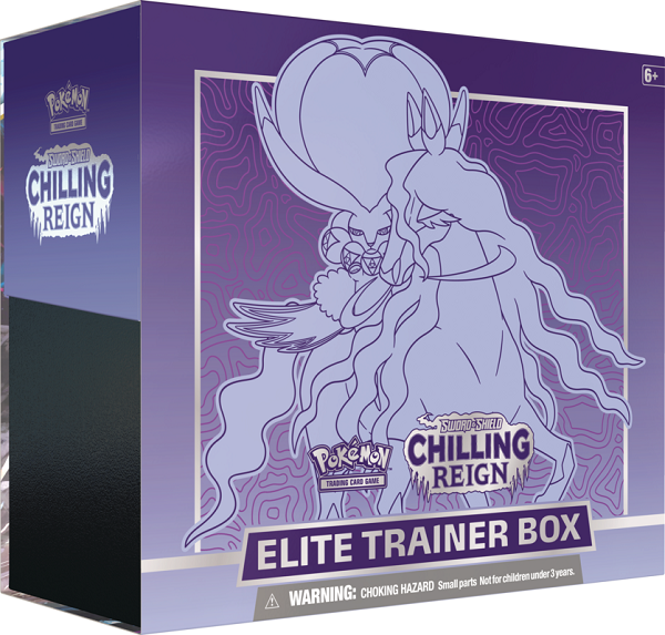 Pokemon Sword and Shield Chilling Reign Shadow Rider Calyrex Elite Trainer Box - Collector's Avenue