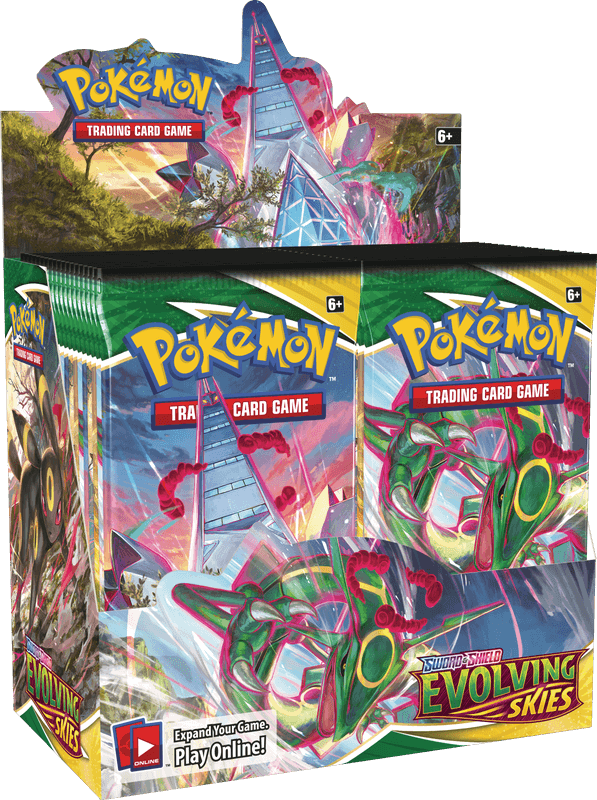 Pokemon Sword and Shield Evolving Skies Booster Box - Collector's Avenue