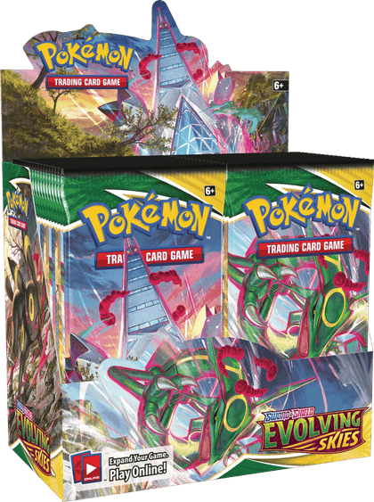 Pokemon Sword and Shield Evolving Skies Booster Box - Collector's Avenue