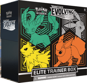 Pokemon Sword and Shield Evolving Skies Elite Trainer Box (Umbreon, Flareon, Jolteon, and Leafeon) - Collector's Avenue
